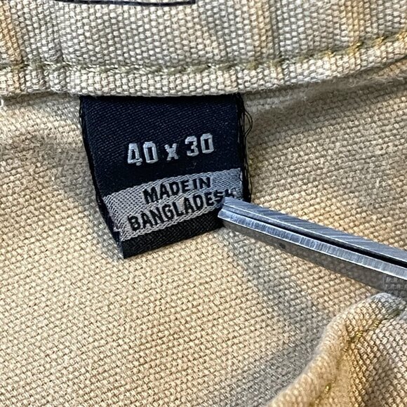 Carhartt Relaxed Fit Pants Men's 40 Bn2291-m Rugged Flex Canvas Khaki Gorpcore - Picture 12 of 16